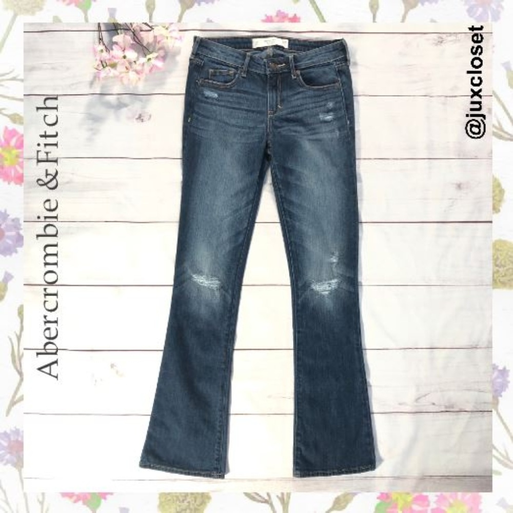 Abercrombie & Fitch Women's The Skinny Boot Jeans